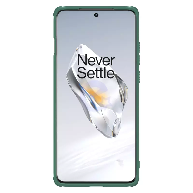 Противоударный чехол бампер Nillkin Super Frosted Shield Pro Magnetic для OnePlus 12 Deep Green (Зеленый) 
