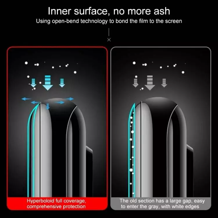 Защитное стекло для Xiaomi Poco F6 Pro Anomaly 9D Full Glue Tempered Glass Black (Черный) 