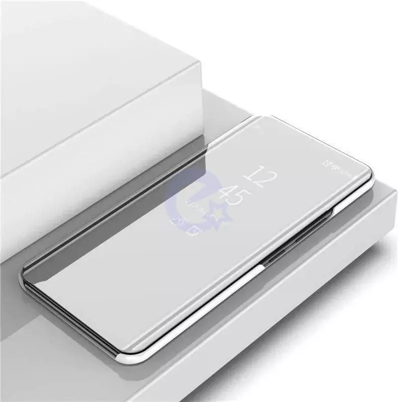 Интерактивная чехол книжка для Xiaomi Redmi K70 Pro Anomaly Clear View Silver (Серебристый) 