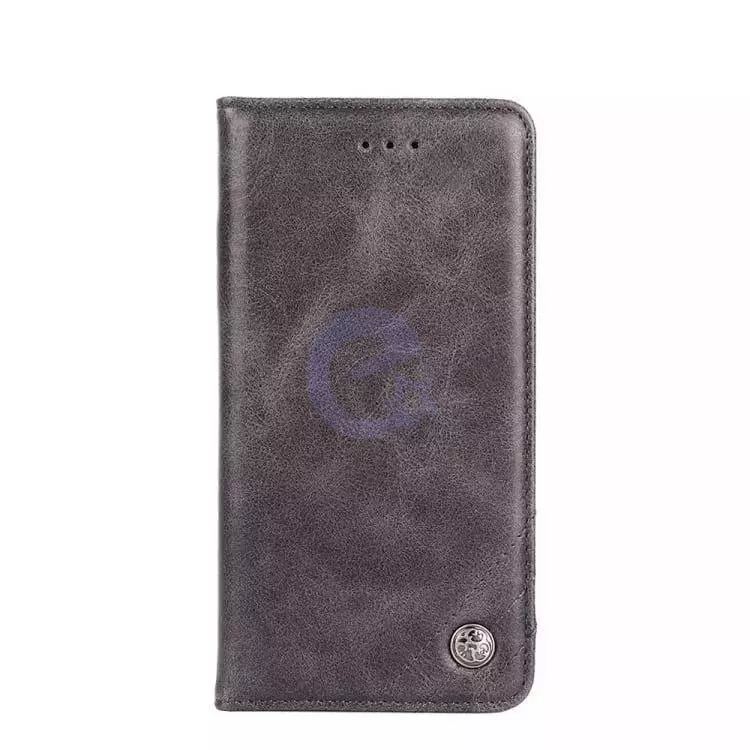 Чохол книжка для Xiaomi Poco X6 Pro idools Retro Grey (Сірий) 