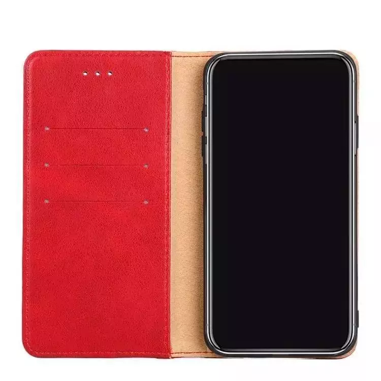 Чохол книжка для Xiaomi Poco X6 Pro idools Retro Red (Червоний) 