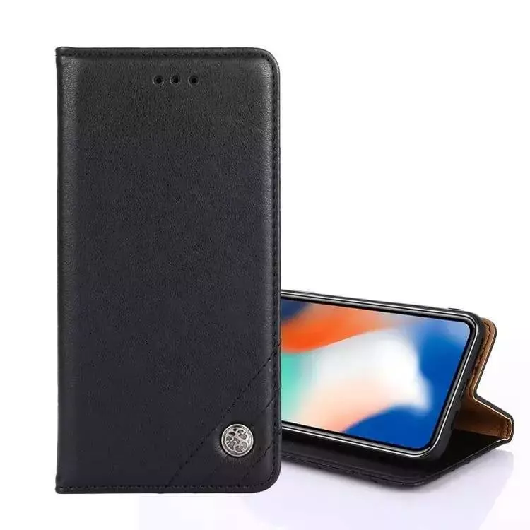Чохол книжка для Xiaomi Redmi K70 Pro idools Retro Black (Чорний) 