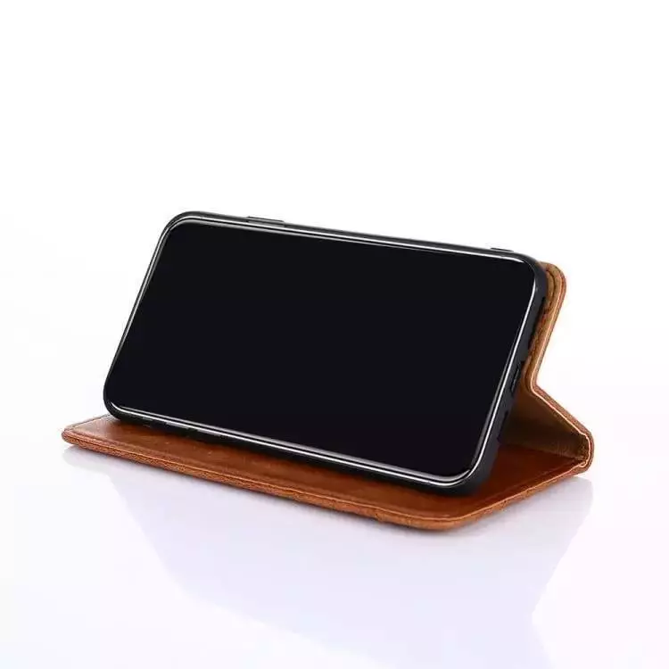 Чехол книжка для Xiaomi Redmi Note 13 Pro 5G idools Retro Brown (Коричневый) 