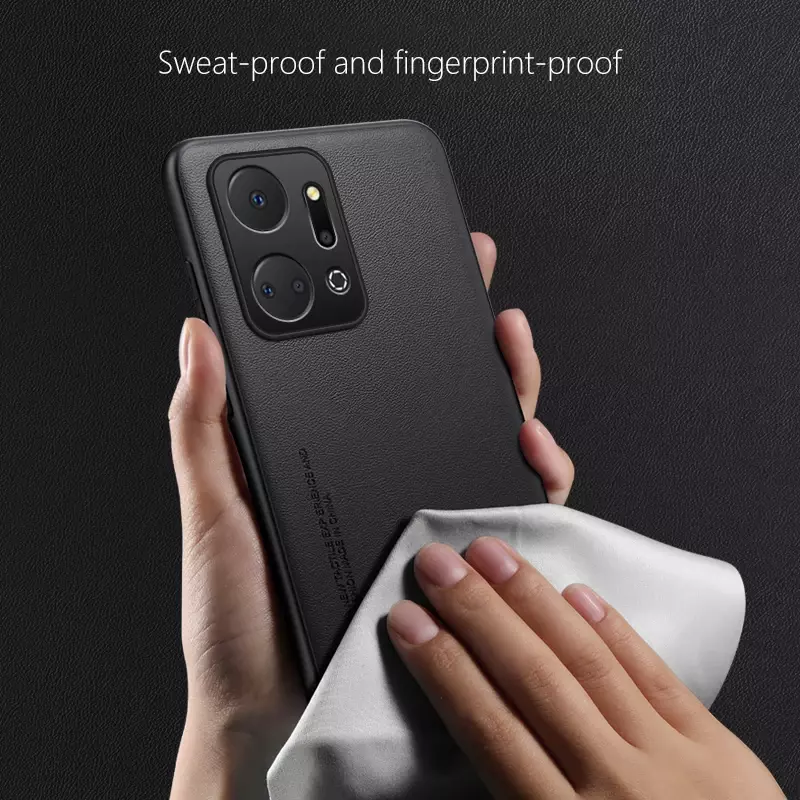 Чохол бампер для Huawei Honor X7a Anomaly Color Fit Black (Чорний) 