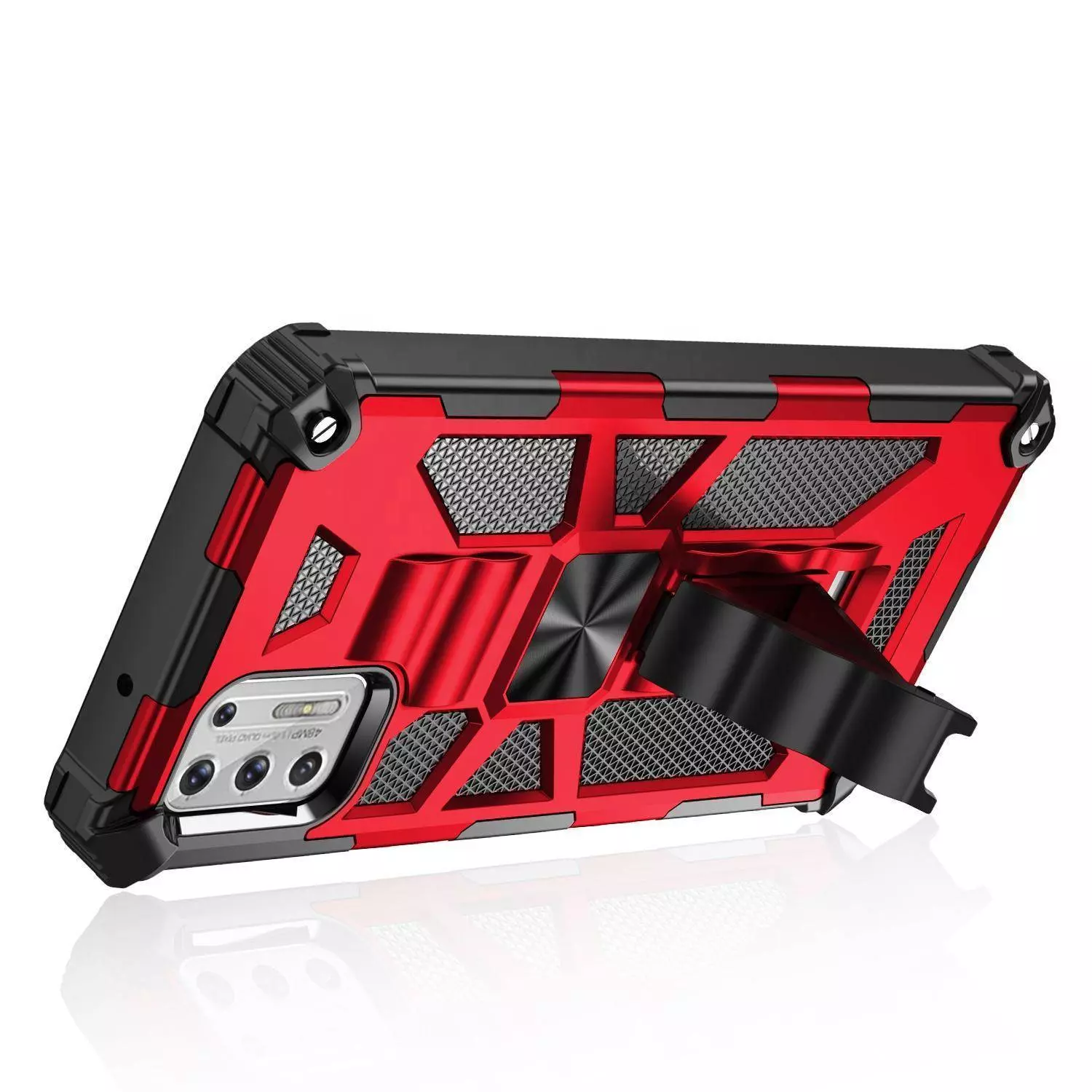 Протиударний чохол бампер для Samsung Galaxy A55 Anomaly Hybrid Armor (вбудована підставка) Camo / Blue (Камуфляж / Синій) 