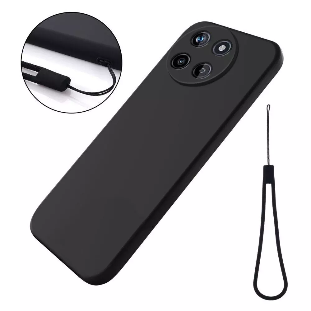 Чехол бампер для Realme 11 4G Anomaly Silicone (с микрофиброй) Light Purple (Светло Пурпурный) 