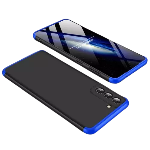 Ультратонкий чехол бампер для GKK Dual Armor Black / Blue (Черный / Синий) 