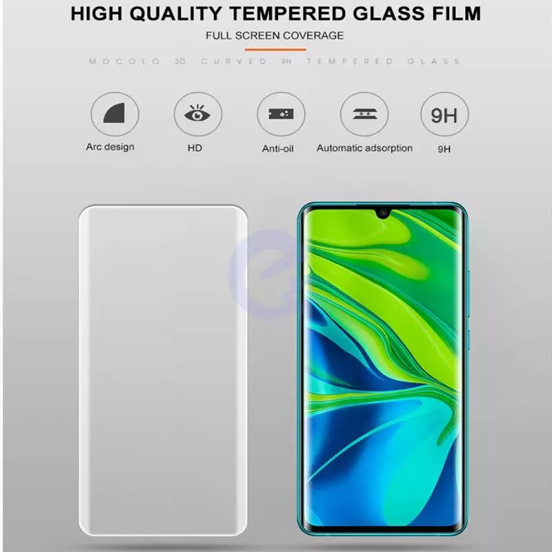 Защитное стекло для Xiaomi Poco X6 Pro Mocolo UV Glass (клей + ультрафиолетовая лампа) Transparent (Прозрачный) 