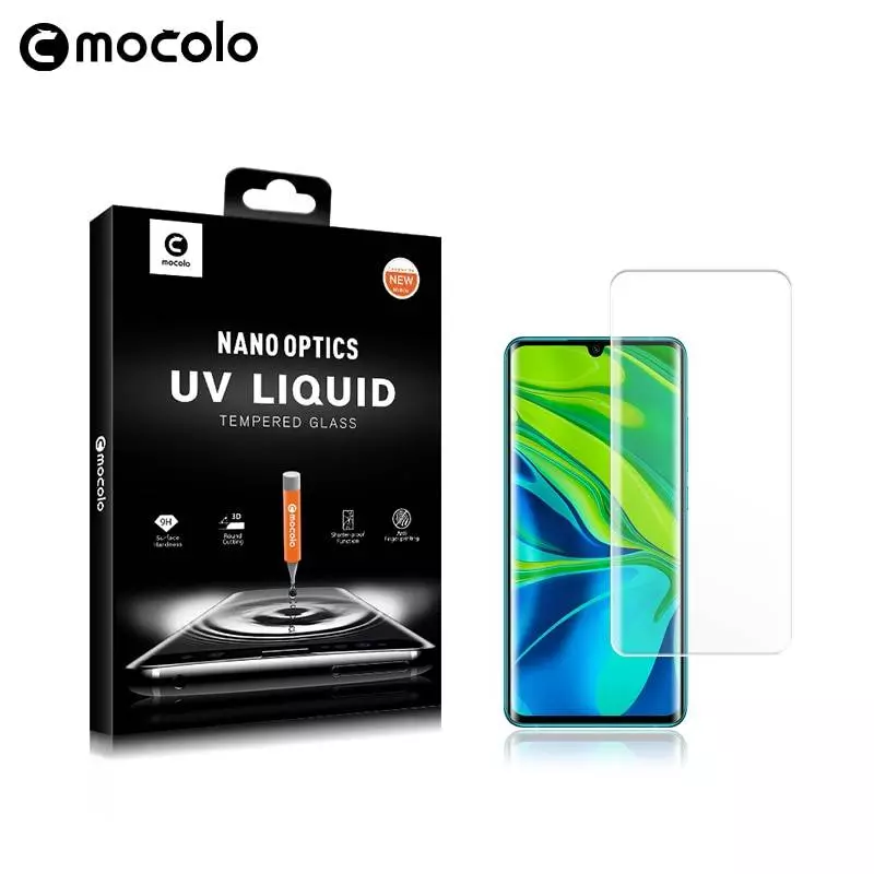 Защитное стекло для Xiaomi Poco X6 Pro Mocolo UV Glass (клей + ультрафиолетовая лампа) Transparent (Прозрачный) 