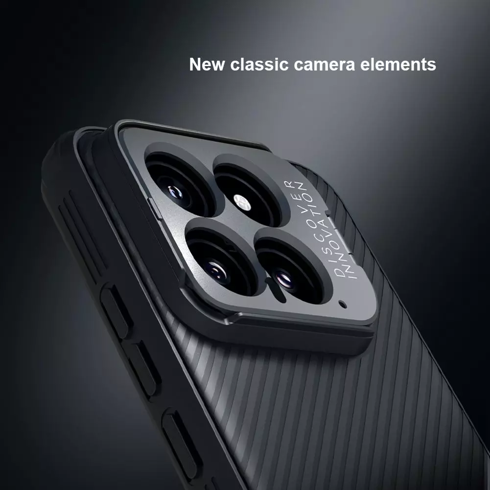 Чохол бампер Nillkin CamShield Prop Magnetic (з вирізом під камеру) для Xiaomi 14 Blue (Синій) 