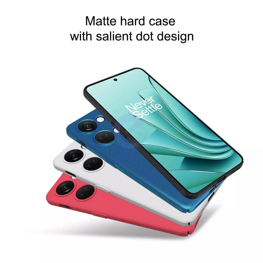 Противоударный чехол бампер Nillkin Super Frosted Shield для OnePlus Ace 2V / Nord 3 Black (Черный)