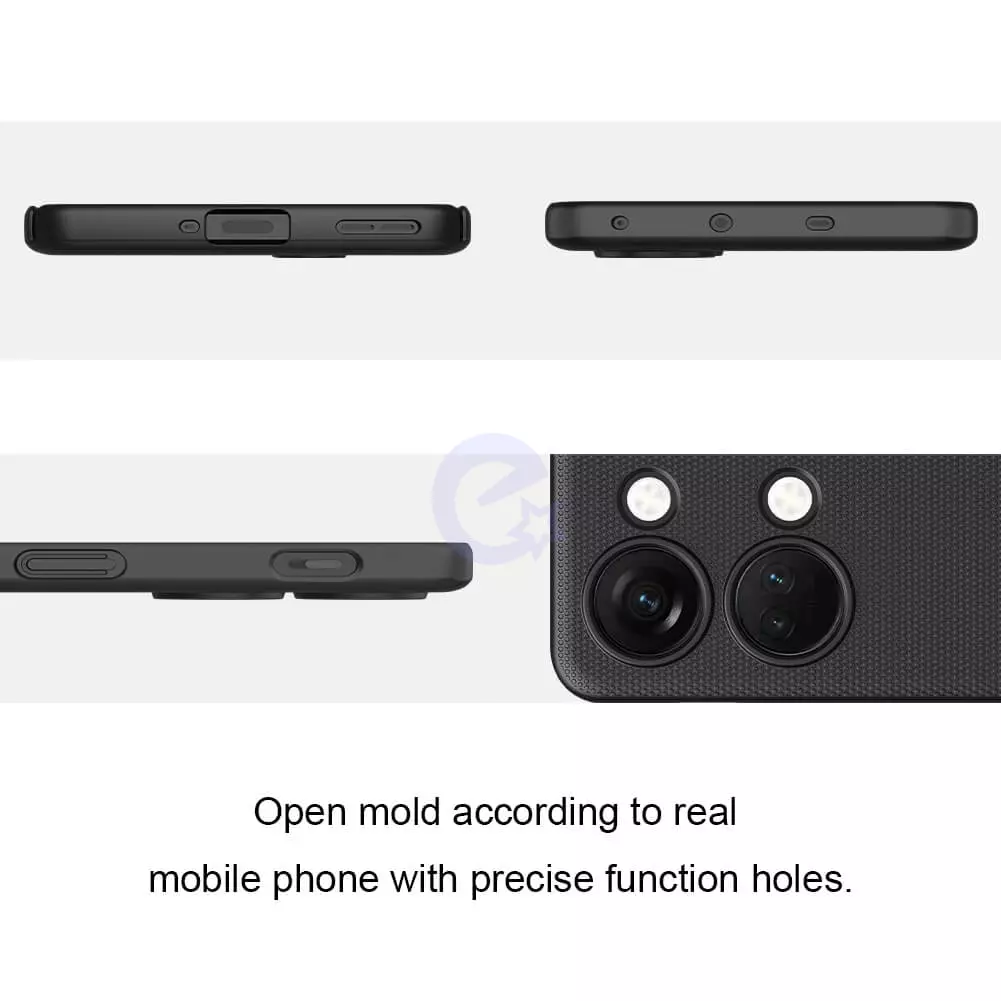 Противоударный чехол бампер Nillkin Super Frosted Shield для OnePlus Ace 2V / Nord 3 Black (Черный)