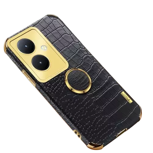 Чехол бампер для Vivo Y78 Anomaly X-Case (с кольцом-держателем) Black (Черный) 