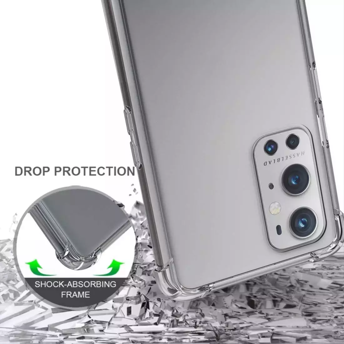 Чохол бампер для Oppo A38 / A18 Anomaly Crystal Hybrid Transparent (Прозорий)