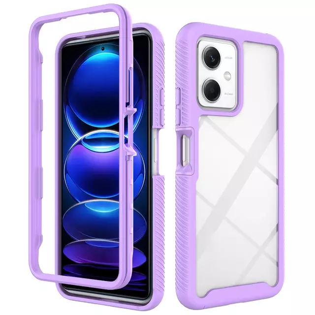 Противоударный чехол бампер для Motorola Edge 40 Neo Anomaly Hybrid 360 Purple (Фиолетовый)  Противоударный чехол бампер для Motorola Edge 40 Neo Anomaly Hybrid 360 Purple (Фиолетовый)