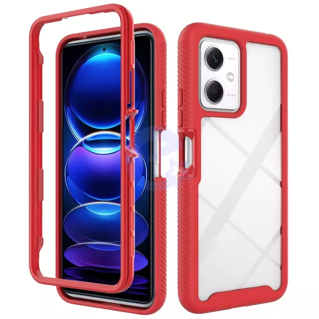 Противоударный чехол бампер для Motorola Edge 40 Neo Anomaly Hybrid 360 Red (Красный)  Противоударный чехол бампер для Motorola Edge 40 Neo Anomaly Hybrid 360 Red (Красный)