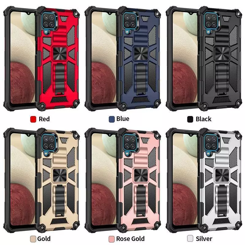 Протиударний чохол бампер для Realme 11 4G Anomaly Hybrid Armor (вбудована підставка) Army Blue (Армійський Синій) 