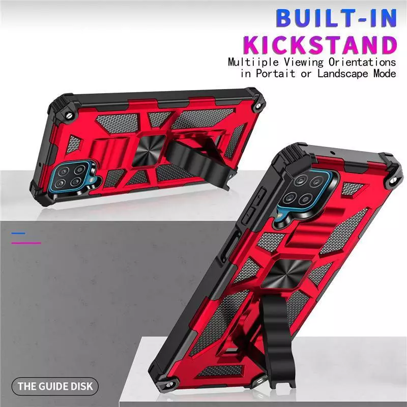 Протиударний чохол бампер для Xiaomi Redmi 13 Anomaly Hybrid Armor (вбудована підставка) Army Blue (Армійський Синій) 