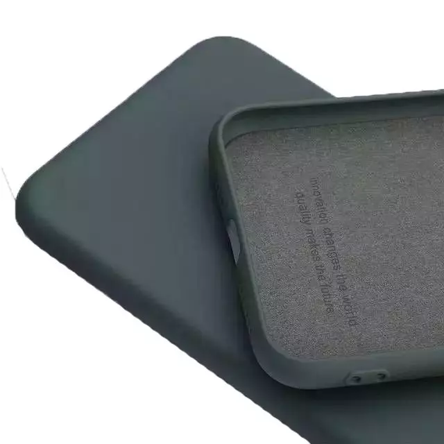 Чохол бампер для Xiaomi Redmi 13 Anomaly Silicone (з мікрофіброю) Dark Green (Темно зелений) 