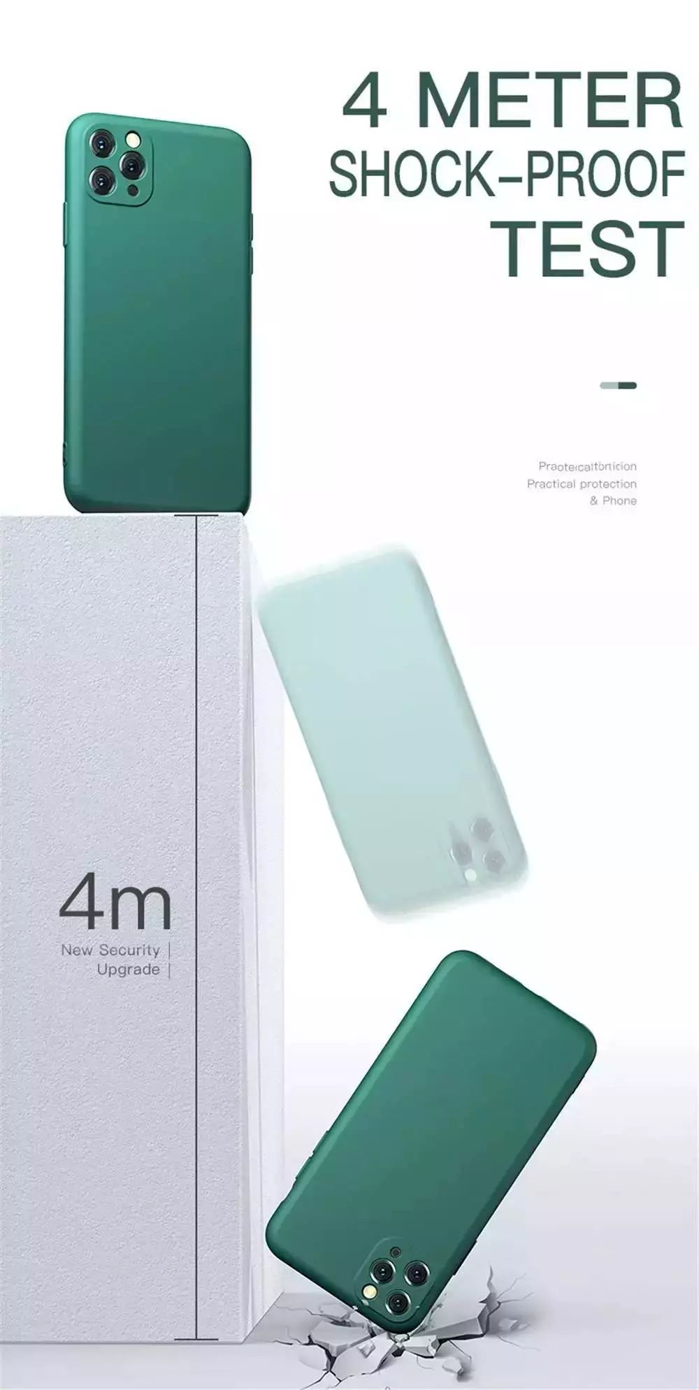 Чохол бампер для Xiaomi Redmi 13 Anomaly Silicone (з мікрофіброю) Dark Green (Темно зелений) 