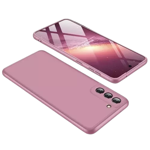 Ультратонкий чехол бампер для Samsung Galaxy S24 Plus GKK Dual Armor Rose Gold (Розовое Золото) 