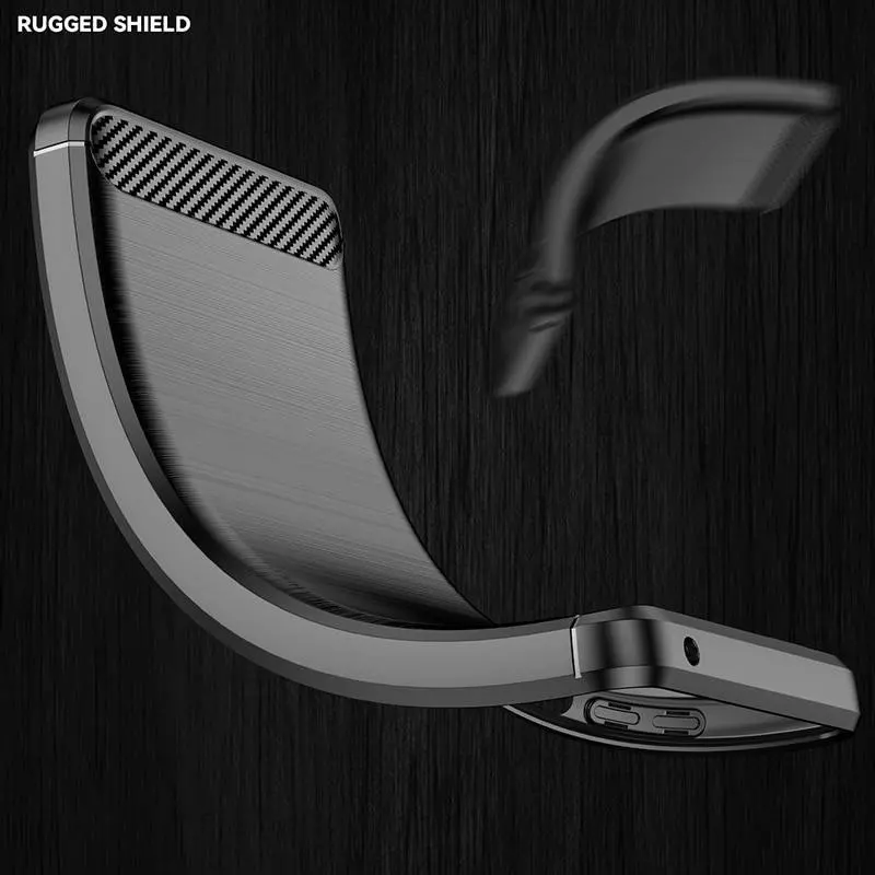 Противоударный чехол бампер для iPaky Carbon Fiber Red (Красный) 