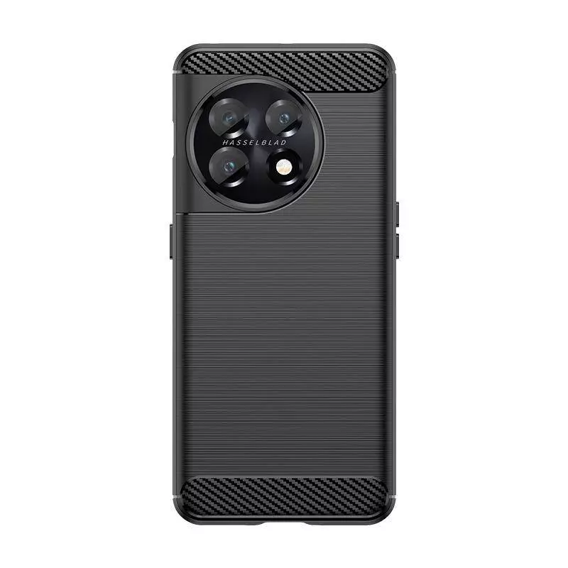 Протиударний чохол бампер для OnePlus 12 iPaky Carbon Fiber Black (Чорний) 