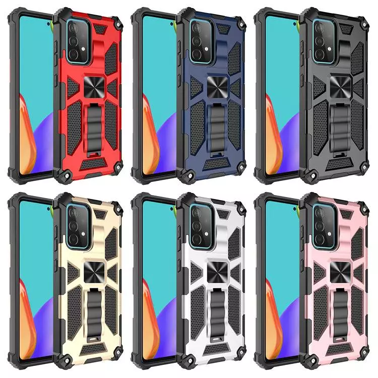 Протиударний чохол бампер для Motorola Moto G54 Anomaly Hybrid Armor (вбудована підставка) Army Green (Армійський Зелений) 