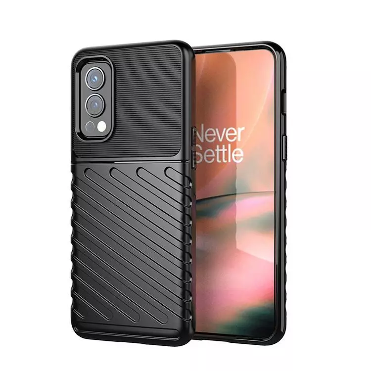 Протиударний чохол бампер для Oppo A78 4G Anomaly Thunder Black (Чорний) 