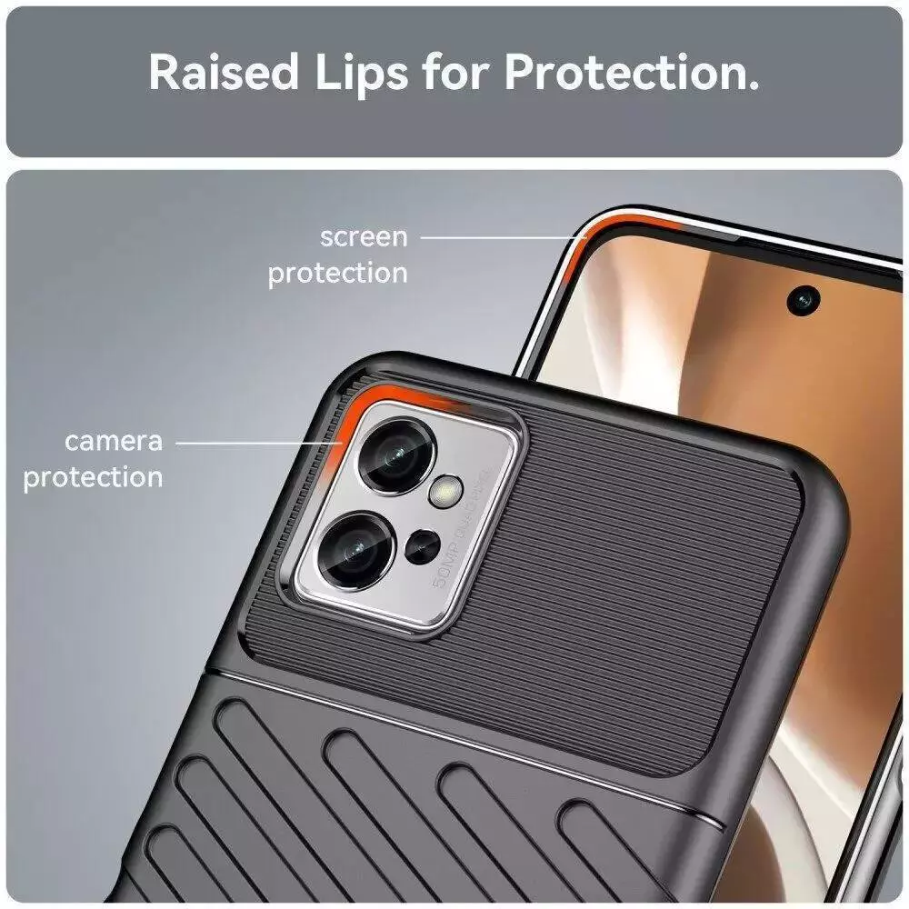 Протиударний чохол бампер для Xiaomi Poco X6 Pro Anomaly Thunder Blue (Синій) 