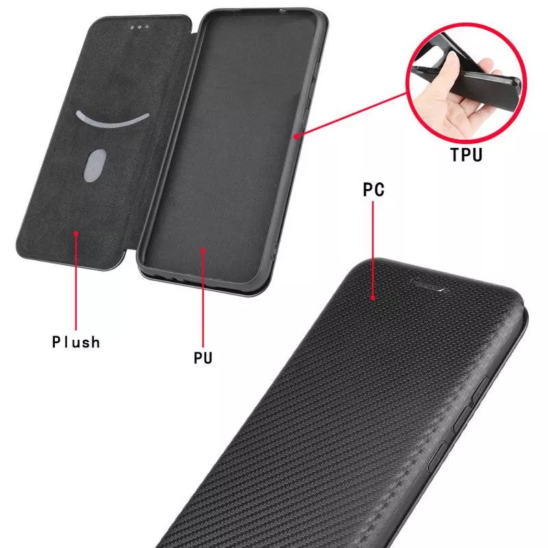 Чохол книжка для Samsung Galaxy Xcover 7 Anomaly Carbon Book Blue (Синій) 