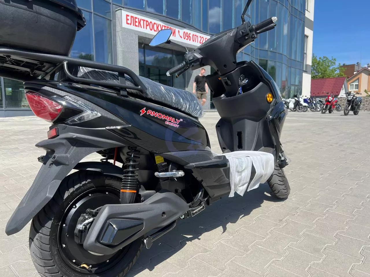 Електроскутер Anomaly Energy SY 2000 Вт AGM Свинцево-кислотна батарея 72V 32AH Red (Червоний)