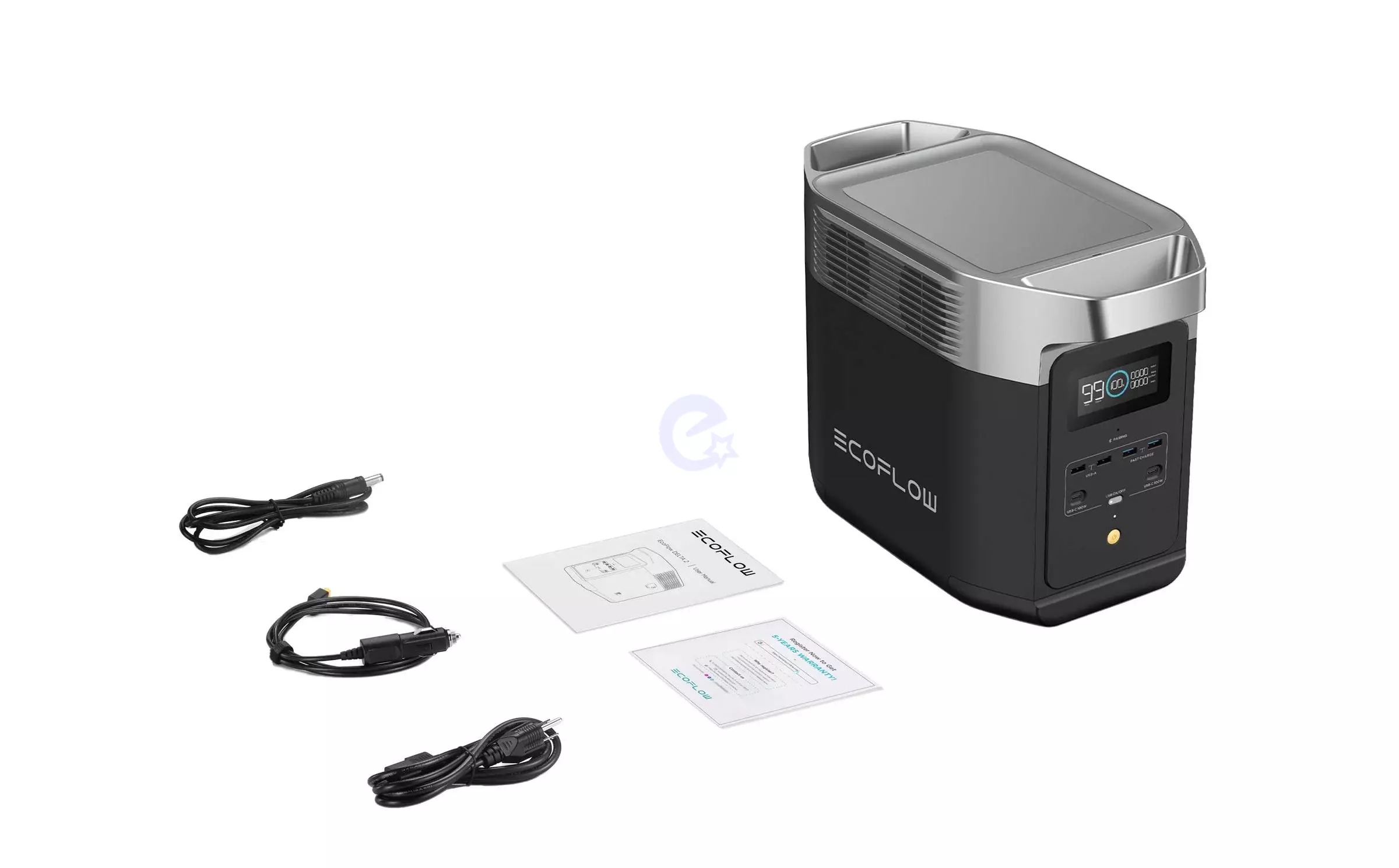 Портативна електростанція EcoFlow DELTA 2 2200 Вт (1024 Вт/год) ZMR330-CN Black (Чорний)  Портативна електростанція EcoFlow DELTA 2 2200 Вт (1024 Вт/год) ZMR330-CN Black (Чорний)