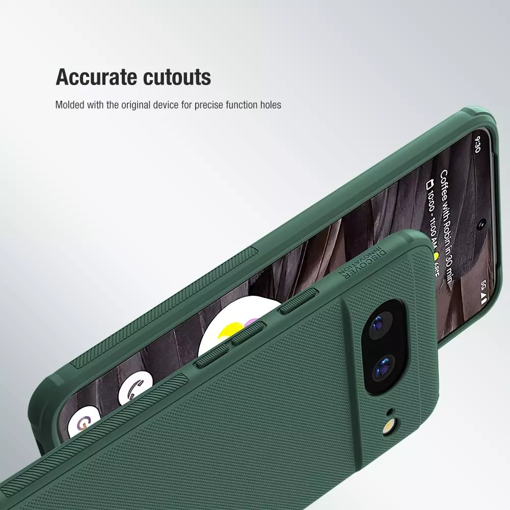 Противоударный чехол бампер Nillkin Super Frosted Shield для Google Pixel 8 Blue (Синий) 