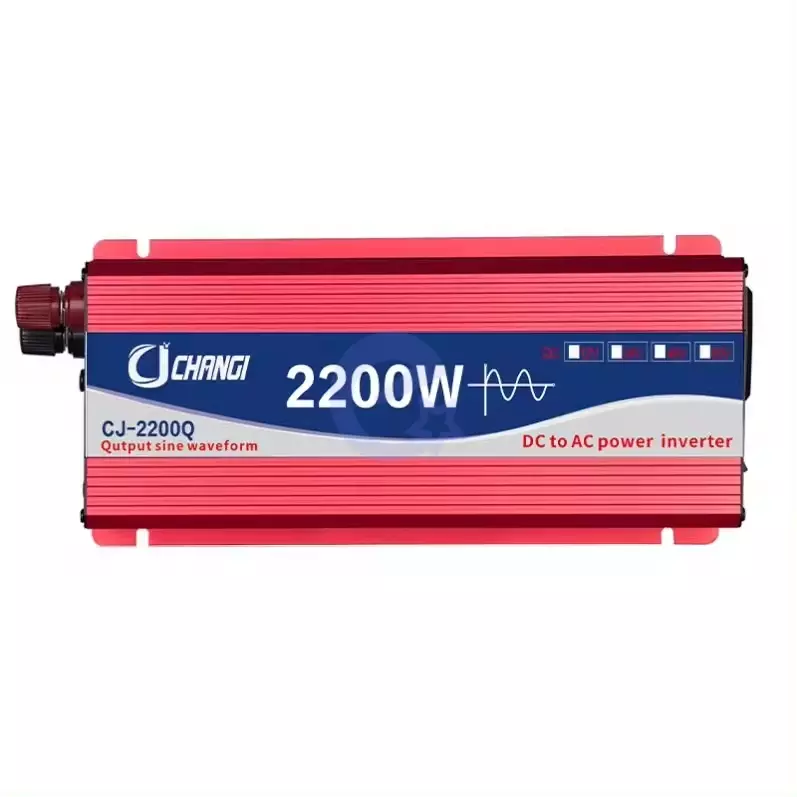 Автомобильный инвертор преобразователь напряжения CJ CHANGI CJ-2200Q Input Voltage Display 2200W 12V-220V Red (Красный) Автомобильный инвертор преобразователь напряжения CJ CHANGI CJ-2200Q Input Voltage Display 2200W 12V-220V Red (Красный)