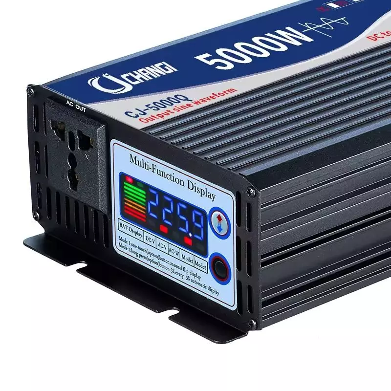 Автомобільний інвертор перетворювач напруги CJ CHANGI CJ-5000Q Color Screen Multi Display 5000W 12V-220V Black (Чорний) Автомобільний інвертор перетворювач напруги CJ CHANGI CJ-5000Q Color Screen Multi Display 5000W 12V-220V Black (Чорний)