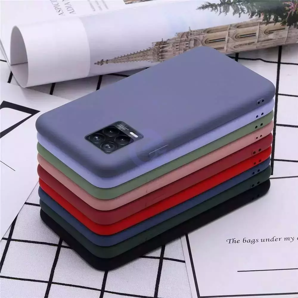 Чехол бампер для Motorola Moto G24 Anomaly Silicone (с микрофиброй) Red (Красный)