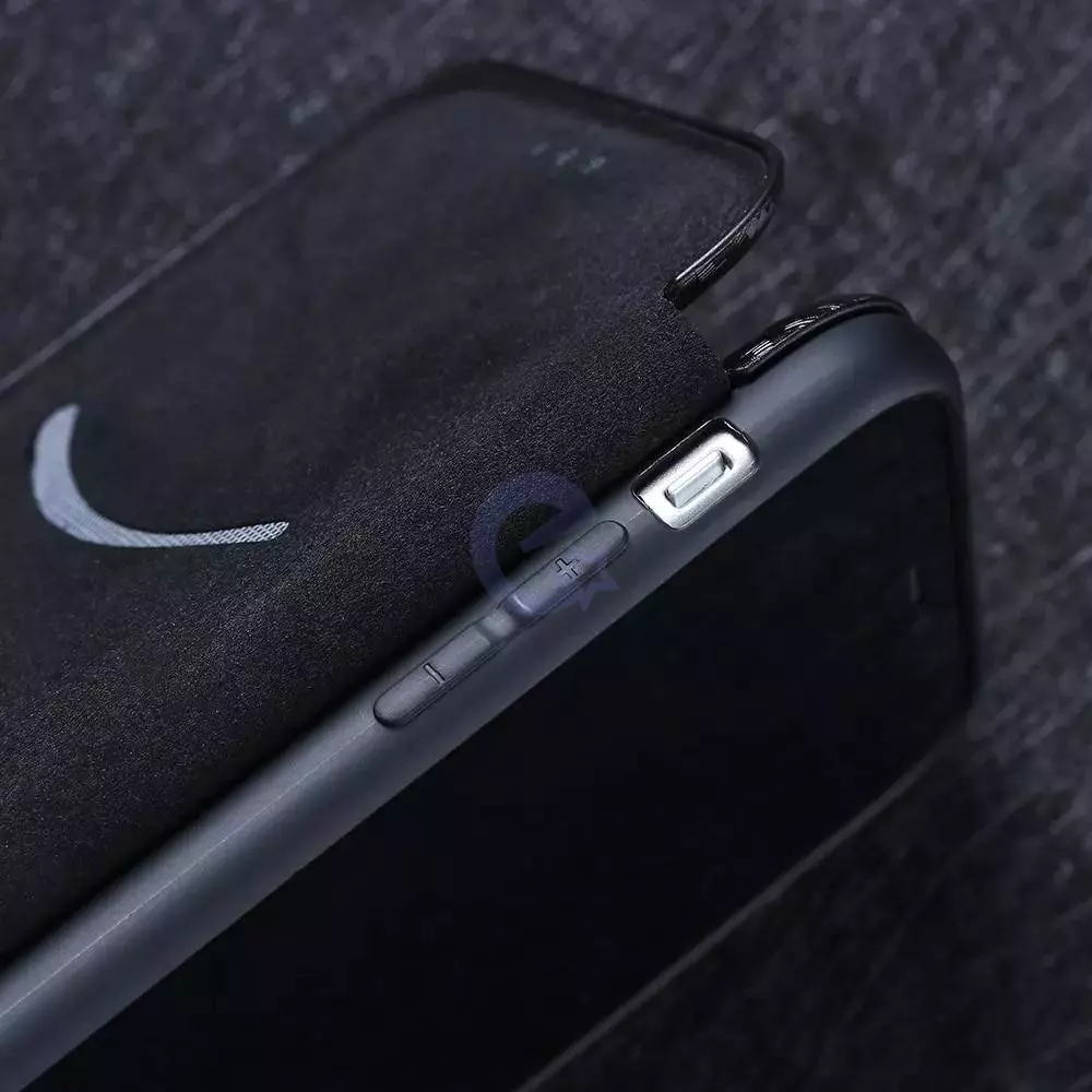 Чехол книжка для Motorola Moto G24 Anomaly Carbon Book Black (Черный)