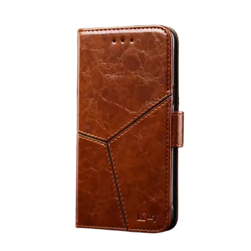 Премиальный чехол книжка для Samsung Galaxy A25 Anomaly K'try Premium Light Brown (Светло Коричневый)