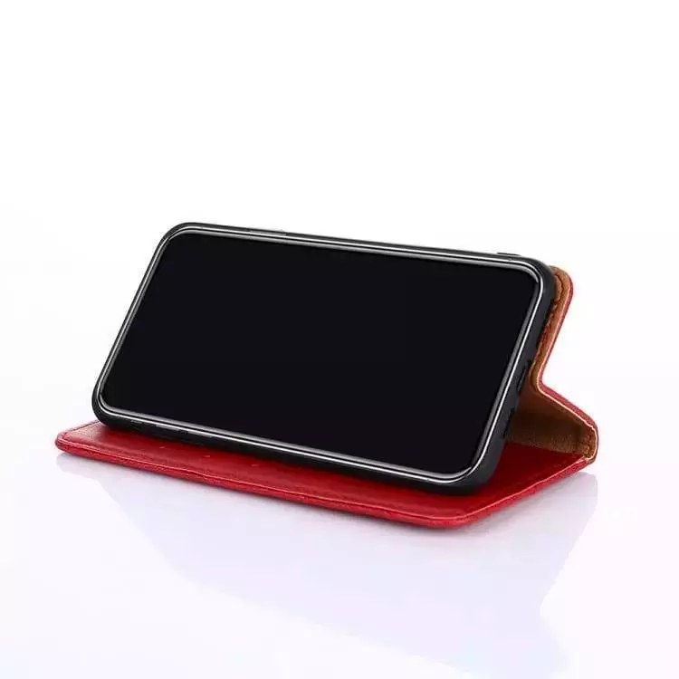 Чехол книжка для Vivo X100 Pro idools Retro Red (Красный)