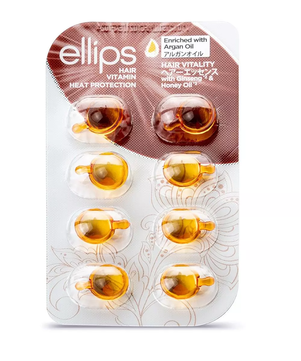 Витамины Ellips Hair Vitamin для интенсивного питания волос (8 шт.)