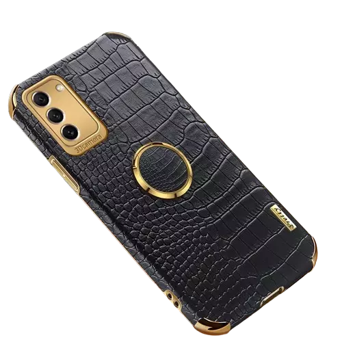 Чехол бампер для Samsung Galaxy M15 Anomaly X-Case (с кольцом-держателем) Black (Черный)