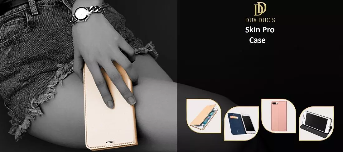Чохол книжка для Vivo X100 Pro Dux Ducis Skin Pro Gold (Золотий)