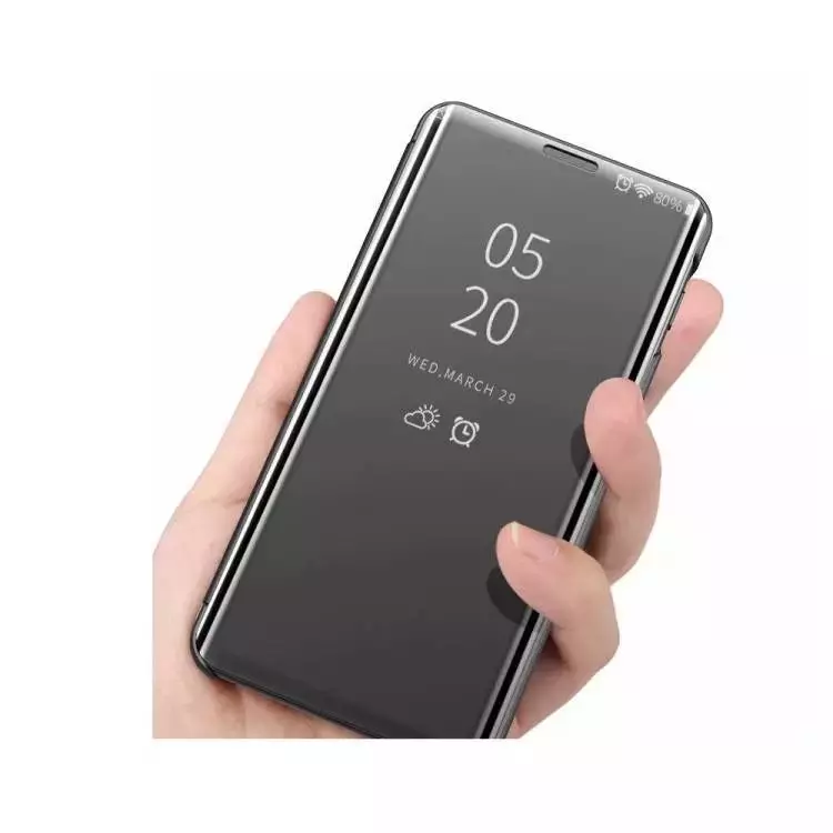 Інтерактивна чохол книжка для Realme GT 6T Anomaly Clear View Black (Чорний)