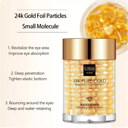 Крем под глаза Senana 24k Pure Gold Eye Ceram, 60 мл Крем под глаза Senana 24k Pure Gold Eye Ceram, 60 мл