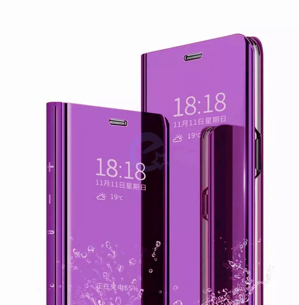 Інтерактивна чохол книжка для Sony Xperia 10 VI Anomaly Clear View Lilac (Ліловий)