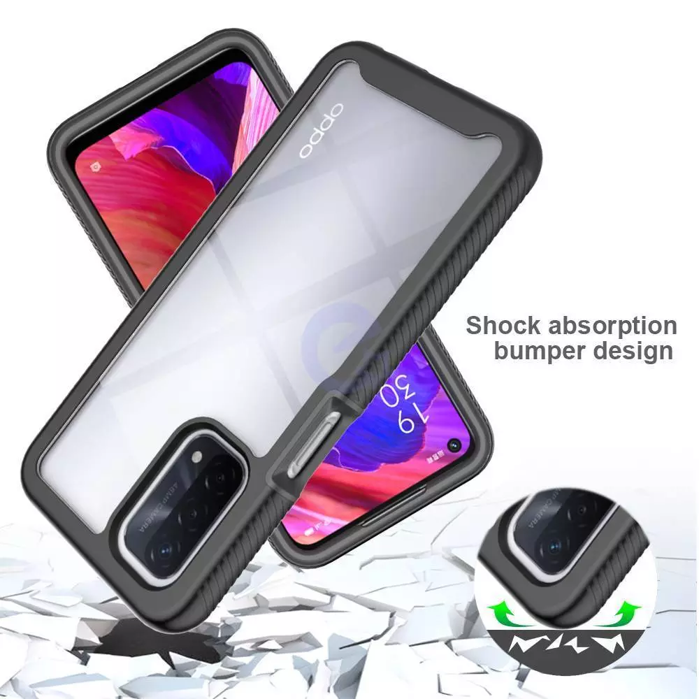 Протиударний чохол бампер для Motorola Moto G24 Anomaly Hybrid 360 Black / Blue (Чорний / Синій)