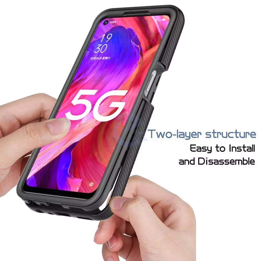 Протиударний чохол бампер для Motorola Moto G24 Power Anomaly Hybrid 360 Red (Червоний)