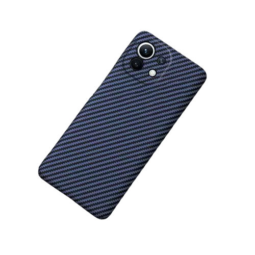 Ультратонкий чехол бампер для Realme Note 50 Anomaly PC Carbon Blue (Синий)