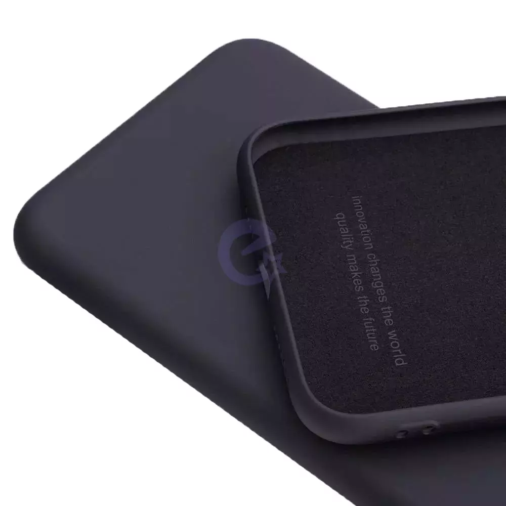 Чохол бампер для OnePlus Nord 4 Anomaly Silicone (з мікрофіброю) Black (Чорний)